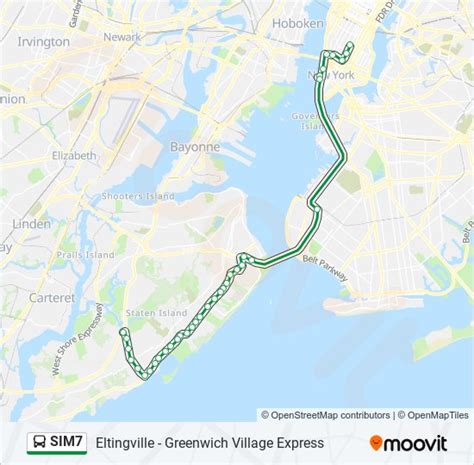 The SIM7 bus (Greenwich Village Via West St Via 6 Av) has 36 stops departing from Eltingville/Transit Center and ending at Av Of The Americas/W 14 St. Choose any of the …